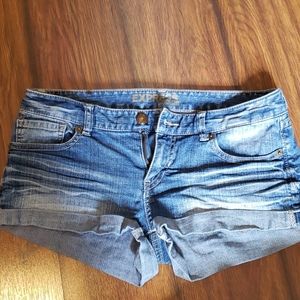 Denim shorts
